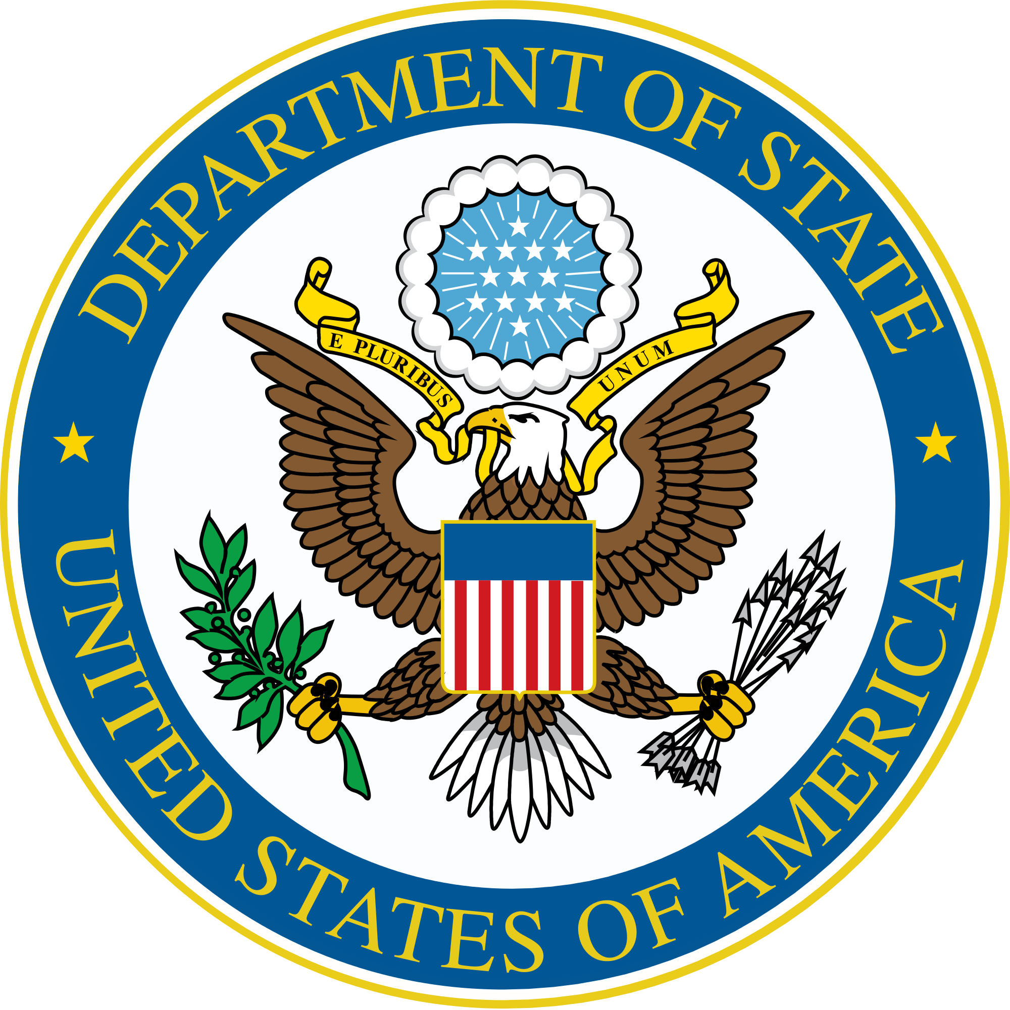 Seal Of The United States Department Of State Svg